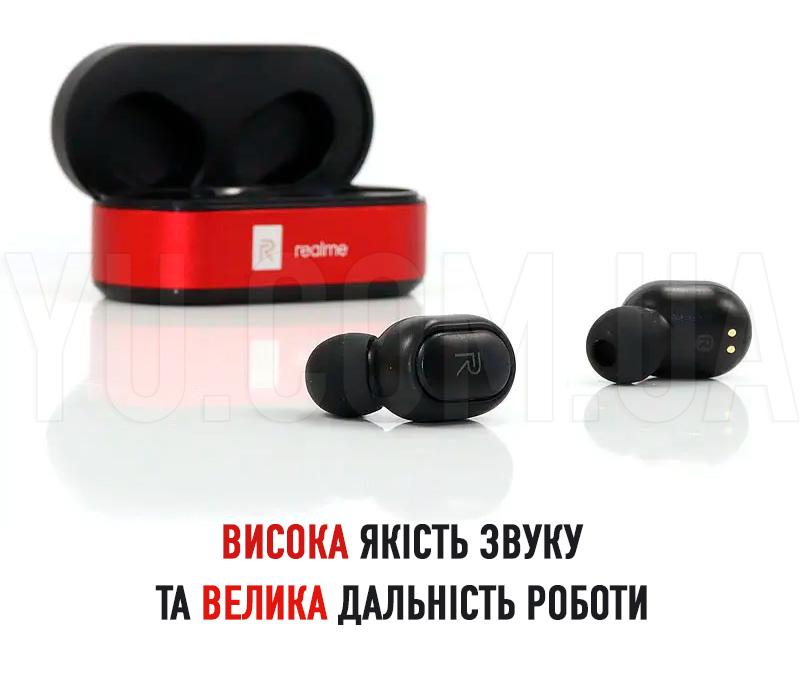 Гарнітура Double із кейсом Bluetooth Realme AirDots Z3 Гарнітура Double із кейсом Bluetooth Realme AirDots Z3